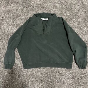 Dark Green Women's Sweatshirt